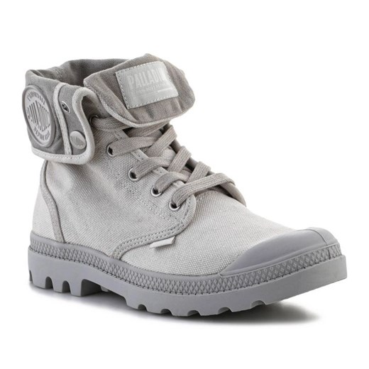 Buty Palladium Baggy 92353-095-M szare ze sklepu ButyModne.pl w kategorii Workery damskie - zdjęcie 177971234