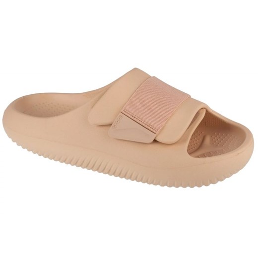 Klapki Crocs Mellow Luxe Recovery Slide 209413-2DS beżowy ze sklepu ButyModne.pl w kategorii Klapki damskie - zdjęcie 177971392