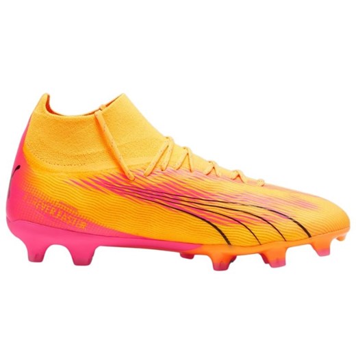 Buty piłkarskie Puma Ultra Pro FG/AG M 107750 03 pomarańczowe ze sklepu ButyModne.pl w kategorii Buty sportowe męskie - zdjęcie 177971504