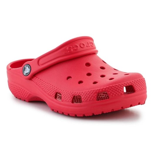 Klapki Crocs Classic Kids Clog 206991-6WC czerwone Crocs 36 ButyModne.pl