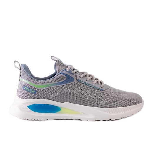 Szare sneakersy Big Star NN174372 43 ButyModne.pl