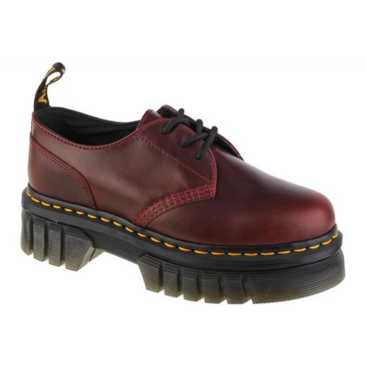 Buty Dr. Martens Audrick W DM27815211 czerwone ze sklepu ButyModne.pl w kategorii Półbuty damskie - zdjęcie 177973164
