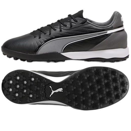 Buty piłkarskie Puma King Match Tt 107879-01 czarne ze sklepu ButyModne.pl w kategorii Buty sportowe męskie - zdjęcie 177973383