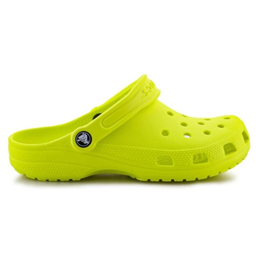 Klapki Crocs Classic Clog  206991-76M zielone ze sklepu ButyModne.pl w kategorii Klapki dziecięce - zdjęcie 177973511