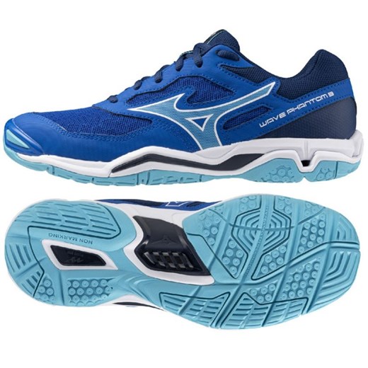 Buty Mizuno Wave Phantom 3 X1GA226076 niebieskie Mizuno 44 ButyModne.pl