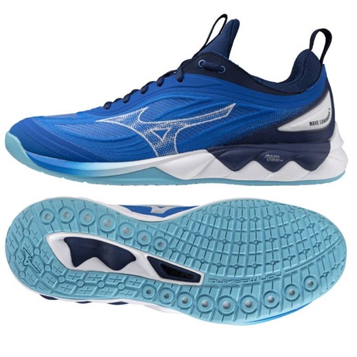 Buty Mizuno Wave Luminous 3 V1GA242001 niebieskie ze sklepu ButyModne.pl w kategorii Buty sportowe męskie - zdjęcie 177973673