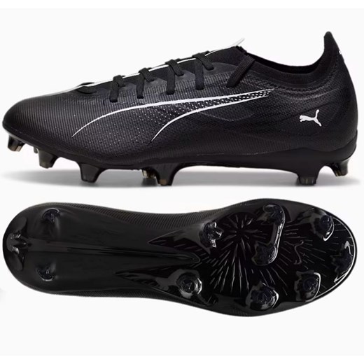 Buty Puma Ultra 5 Match FG/MG 107687 02 czarne ze sklepu ButyModne.pl w kategorii Buty sportowe męskie - zdjęcie 177973701