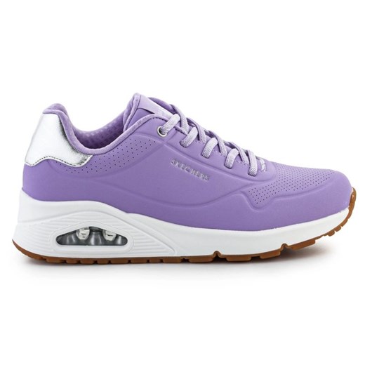 Buty Skechers Uno - Shimmer Away 155196-LIL fioletowe ze sklepu ButyModne.pl w kategorii Buty sportowe damskie - zdjęcie 177973741
