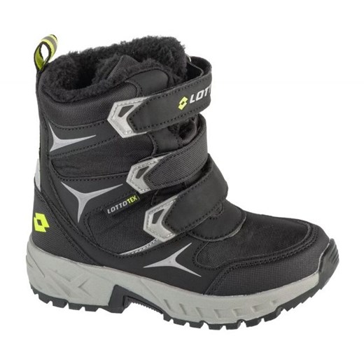 Buty Lotto Pinecreek Tex K 2600550K-1180 czarne ze sklepu ButyModne.pl w kategorii Buty zimowe dziecięce - zdjęcie 177974610