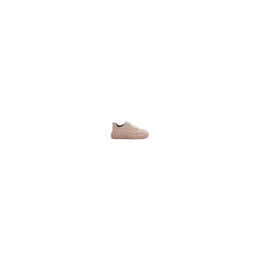 Ocieplane Sneakersy Damskie Big Star MM274618 Beżowe beżowy ze sklepu ButyModne.pl w kategorii Buty sportowe damskie - zdjęcie 177974810