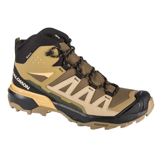 ﻿Buty Salomon X Ultra 360 Ltr Mid Gtx 474477 zielone ze sklepu ButyModne.pl w kategorii Buty trekkingowe dziecięce - zdjęcie 177975581