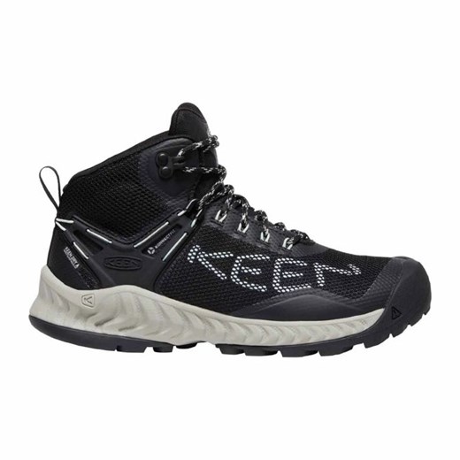 Buty KEEN Nxis Evo Mid Wp Glass KE-1025911 czarne ze sklepu ButyModne.pl w kategorii Buty trekkingowe dziecięce - zdjęcie 177975783