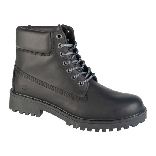 Buty Skórzane Lumberjack River 2 SMH6901-001-B01-CB001 czarne ze sklepu ButyModne.pl w kategorii Buty trekkingowe dziecięce - zdjęcie 177976250