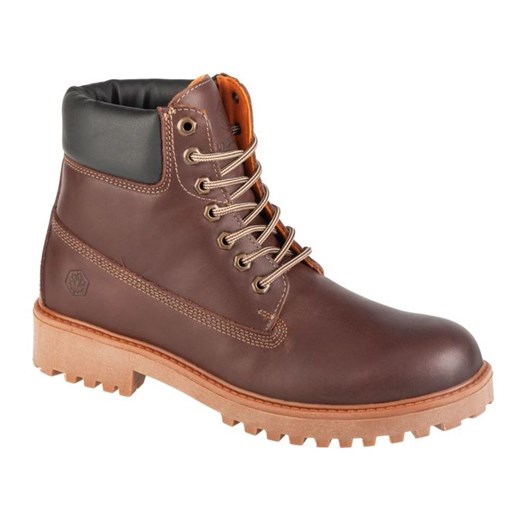 Buty Skórzane Lumberjack River 2 SMH6901-001-B01-CE001 brązowe ze sklepu ButyModne.pl w kategorii Buty trekkingowe dziecięce - zdjęcie 177976251