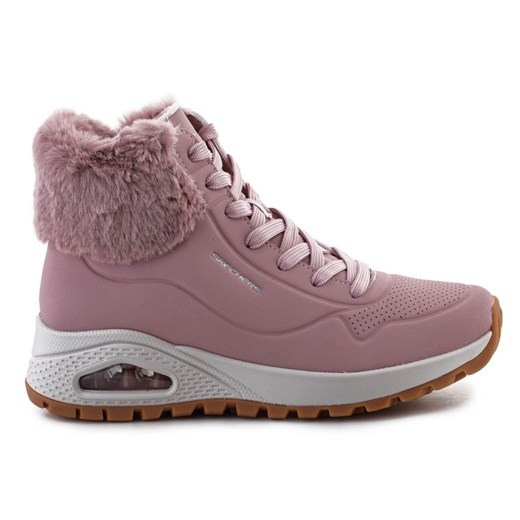Buty Skechers Uno Rugged Fall Air 167274-BLSH różowe ze sklepu ButyModne.pl w kategorii Śniegowce damskie - zdjęcie 177976791