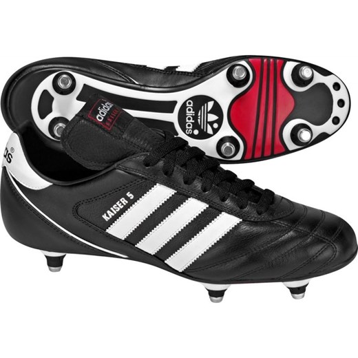 Buty piłkarskie adidas Kaiser 5 Cup Sg 033200 czarne czarne ze sklepu ButyModne.pl w kategorii Buty sportowe męskie - zdjęcie 177977141