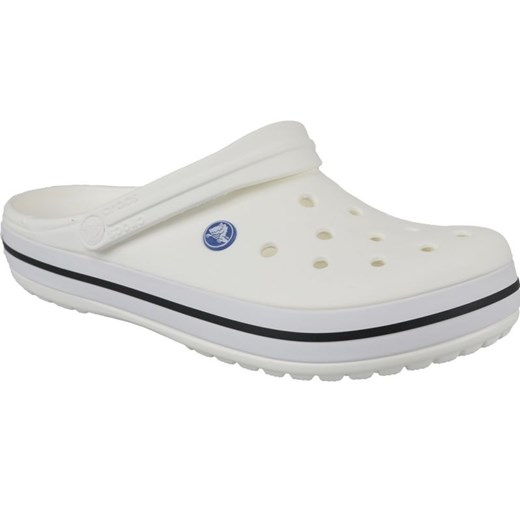 Klapki Crocs Crocband U 11016-100 białe ze sklepu ButyModne.pl w kategorii Klapki męskie - zdjęcie 177977322