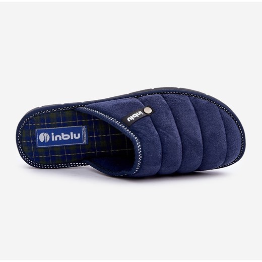Inblu Wygodne Obuwie Domowe Męskie Granatowe niebieskie Inblu 44 ButyModne.pl