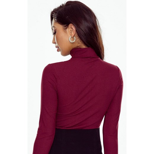 Bluzka damska z golfem bordowa Matylda, Kolor bordowy, Rozmiar M, Eldar ze sklepu Primodo w kategorii Bluzki damskie - zdjęcie 178011120