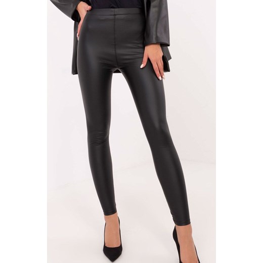Czarne legginsy z ociepleniem NM-LG-TR1846.99, Kolor czarny, Rozmiar XS, Trendy.ING ze sklepu Primodo w kategorii Spodnie damskie - zdjęcie 178011392