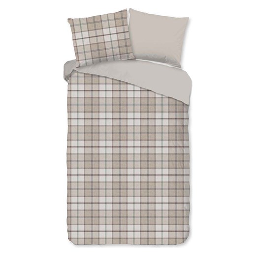 Good Morning Komplet pościeli flanelowej &quot;Bernardus&quot; w kolorze beżowym ze sklepu Limango Polska w kategorii Pościele - zdjęcie 178012481