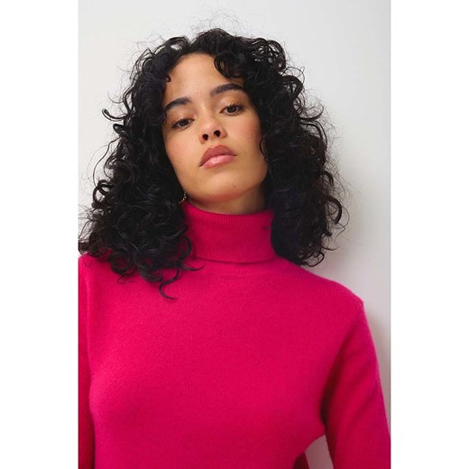 AUTHENTIC CASHMERE Kaszmirowy golf &quot;Bise&quot; w kolorze różowym M promocja Limango Polska