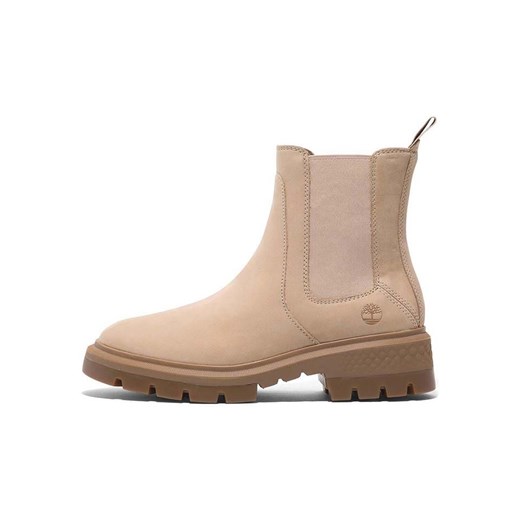 Timberland Skórzane sztyblety &quot;Cortina Valley&quot; w kolorze beżowym ze sklepu Limango Polska w kategorii Botki - zdjęcie 178012740