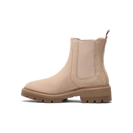 Timberland Skórzane sztyblety &quot;Cortina Valley&quot; w kolorze beżowym Timberland 41 Limango Polska promocyjna cena