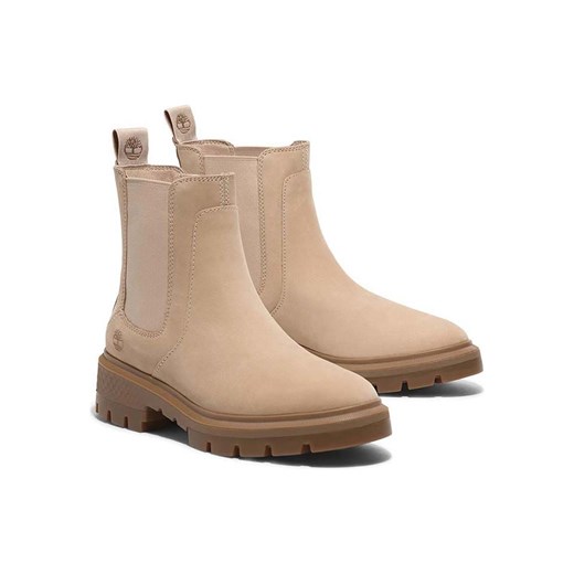 Timberland Skórzane sztyblety &quot;Cortina Valley&quot; w kolorze beżowym Timberland 39 Limango Polska okazyjna cena