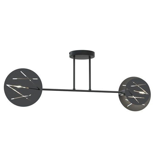 Czarna industrialna lampa sufitowa - D153 P9-P77 ze sklepu Edinos.pl w kategorii Lampy sufitowe - zdjęcie 178013121