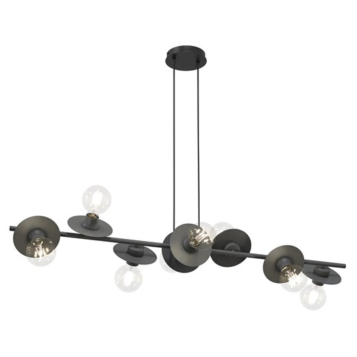 Czarna duża lampa wisząca z regulacją - 4X D160 S4-G07 ze sklepu Edinos.pl w kategorii Lampy wiszące - zdjęcie 178013241