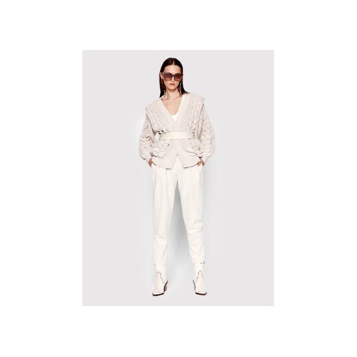 IRO Spodnie materiałowe Yila AQ085 Beżowy Regular Fit Iro 34 MODIVO