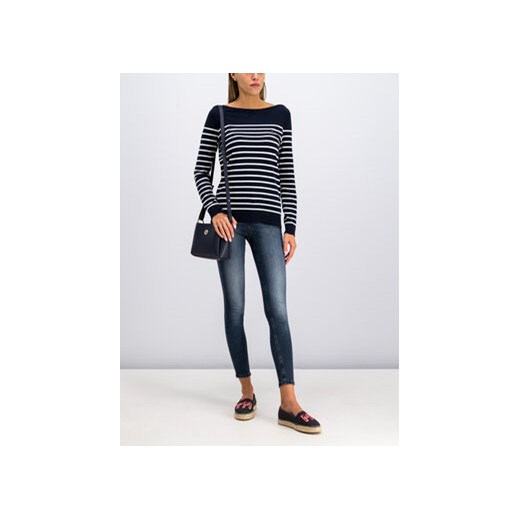 Tommy Hilfiger Sweter Heritage Boat WW0WW22046 Granatowy Regular Fit Tommy Hilfiger S MODIVO