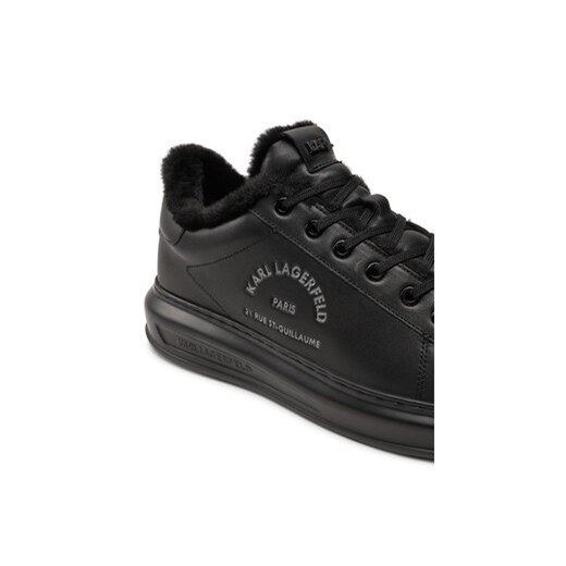 KARL LAGERFELD Sneakersy KL52538L Czarny Karl Lagerfeld 45 MODIVO