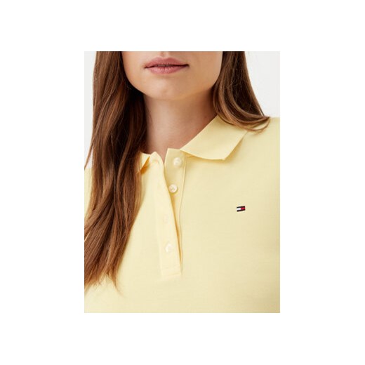 Bluzka damska Tommy Hilfiger z kołnierzykiem