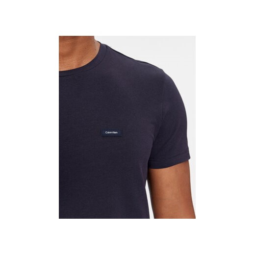 Calvin Klein T-Shirt K10K112724 Granatowy Slim Fit Calvin Klein M MODIVO