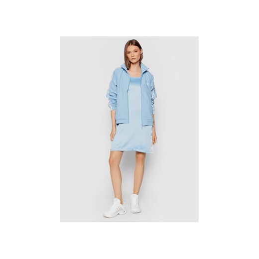 adidas Sukienka letnia adicolor Classics Satin H37804 Błękitny Regular Fit 34 MODIVO