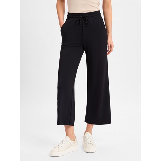 soyaconcept® Damskie spodnie do biegania - SC-Banu 33 Kobiety Modal czarny jednolity ze sklepu vangraaf w kategorii Spodnie damskie - zdjęcie 178027200