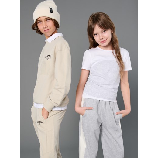 Sinsay - Koszulka - kremowy Sinsay 146 Sinsay