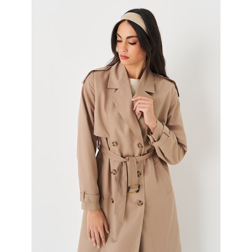 Sinsay - Trencz - beżowy Sinsay XL Sinsay