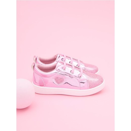 Sinsay - Sneakersy - różowy ze sklepu Sinsay w kategorii Trampki dziecięce - zdjęcie 178028252