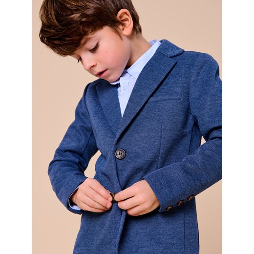 Sinsay - Marynarka jednorzędowa - granatowy Sinsay 116 Sinsay