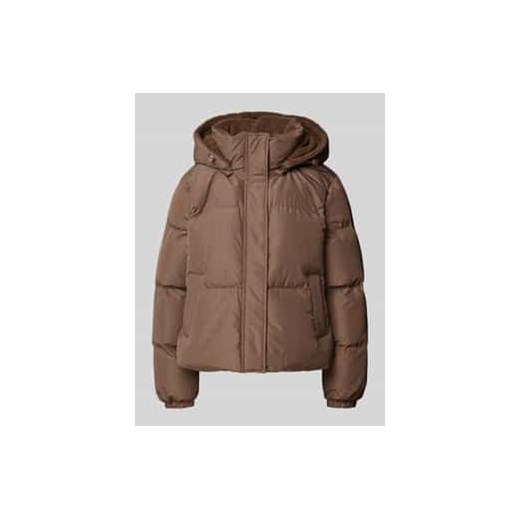 Kurtka pikowana z kapturem model ‘Haide’ ze sklepu Peek&Cloppenburg  w kategorii Kurtki damskie - zdjęcie 178029400