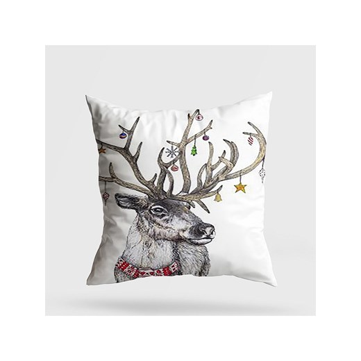 ABERTO DESIGN Poduszka w kolorze białym ze wzorem ze sklepu Limango Polska w kategorii Poduszki dekoracyjne - zdjęcie 178029880