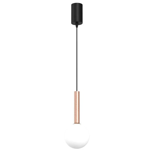 Loftowa lampa wisząca z różowym złotem - K567- A9-R86 ze sklepu Edinos.pl w kategorii Lampy wiszące - zdjęcie 178031172