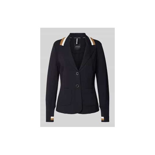 Żakiet o kroju slim fit z paskami w kontrastowym kolorze ze sklepu Peek&Cloppenburg  w kategorii Marynarki damskie - zdjęcie 178031684