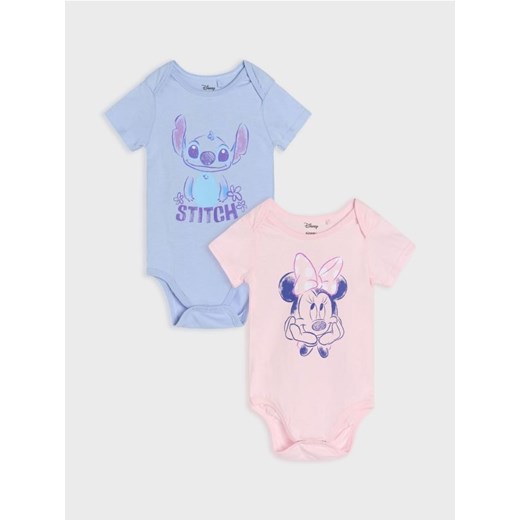 Sinsay - Body 2 pack Disney - różowy ze sklepu Sinsay w kategorii Odzież dla niemowląt - zdjęcie 178032333