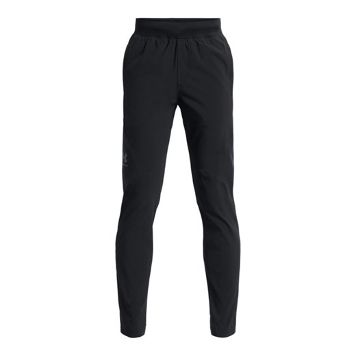 Chłopięce spodnie treningowe Under Armour UA Unstoppable Tapered Pant - czarne ze sklepu Sportstylestory.com w kategorii Spodnie chłopięce - zdjęcie 178032900