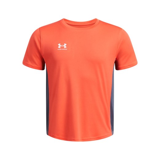 Chłopięca koszulka treningowa Under Armour UA B\'s Challenger Train SS - pomarańczowa ze sklepu Sportstylestory.com w kategorii T-shirty chłopięce - zdjęcie 178032903