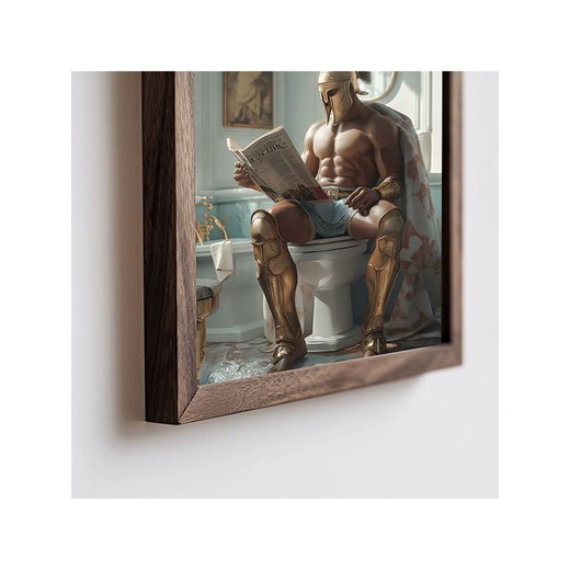 ABERTO DESIGN Druk artystyczny w drewnianej ramce - 70 x 50 cm Aberto Design onesize okazja Limango Polska